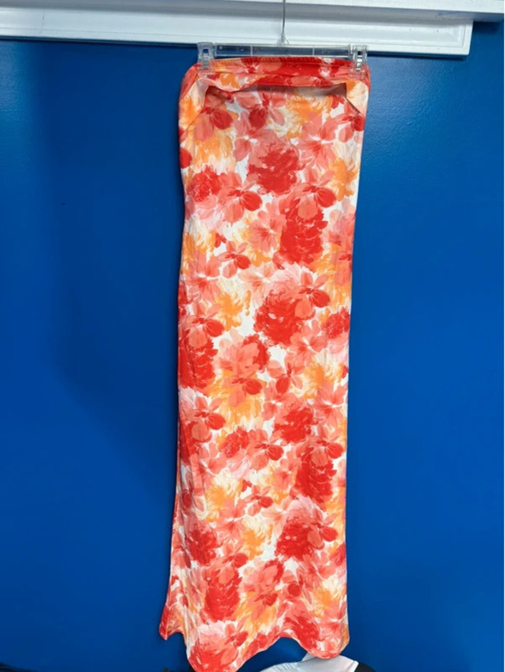 SHEIN Floral Strapless Backless Maxi Dress Size L / US 8-10